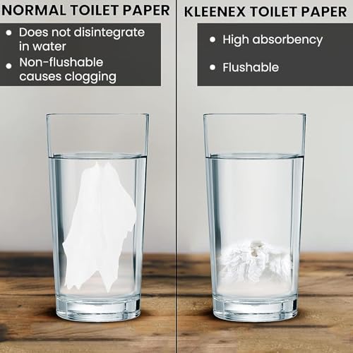 Kleenex 60047 2 ply Toilet Paper Tissue Roll, 6 Rolls, 160 Pulls/Roll (Total 960 Sheets) - Image 4