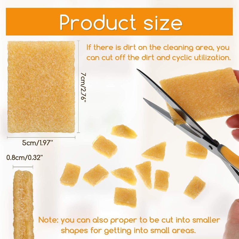 Zonon 12 Pieces Glue Residue Pick up Eraser Rubber Cement Eraser Cleaning Rubber for Removing Adhesive and Residues from Paper Plastic and More - Image 2