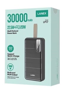 Multi-Protocol Power Bank 30000mAh – 22.5W Quick Charge & PD20W Fast Charging, High-Capacity, Dual USB Output, Compact & Travel-Friendly, Ideal for Smartphones, Laptops, Tablets, and More - pzsku/Z2179DB64895066A93094Z/45/_/1739873362/37b3da8a-e932-4af4-b74e-bc4efe5bb41a