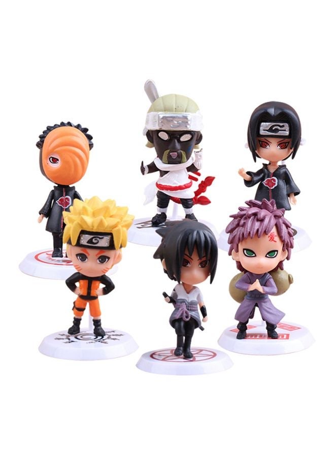 NIBEMINENT 6-Piece Naruto Shippuden Figure Set - Image 1