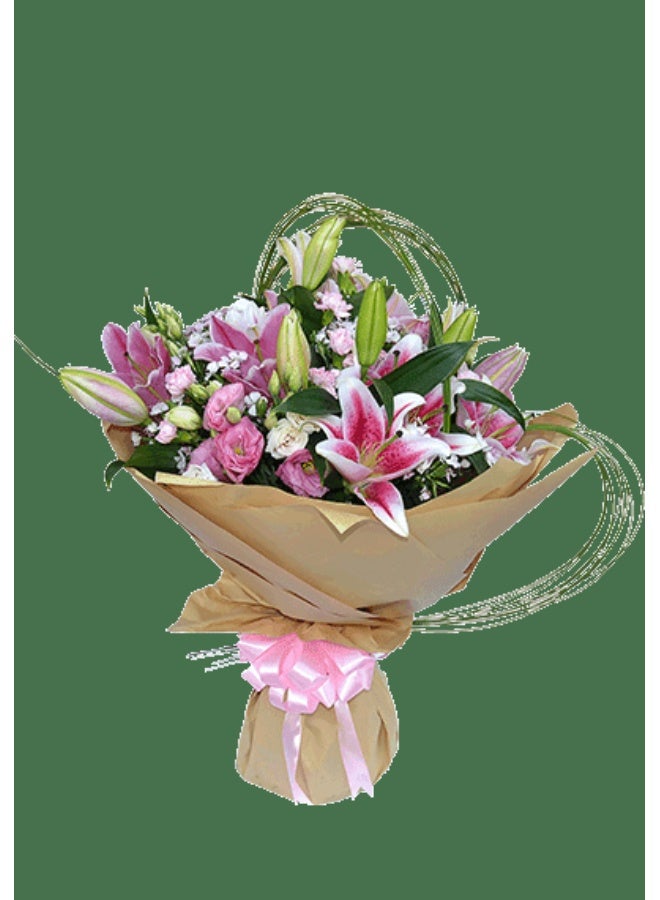 Carmel Flowers Mixed Lilly Bunch