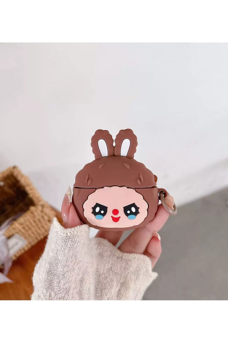 general AirPods 3rd generation silicone wireless Bluetooth protective case, cartoon design, Apple wireless Bluetooth headphones protective case, made of silicone material, with a creative and soft exterior.