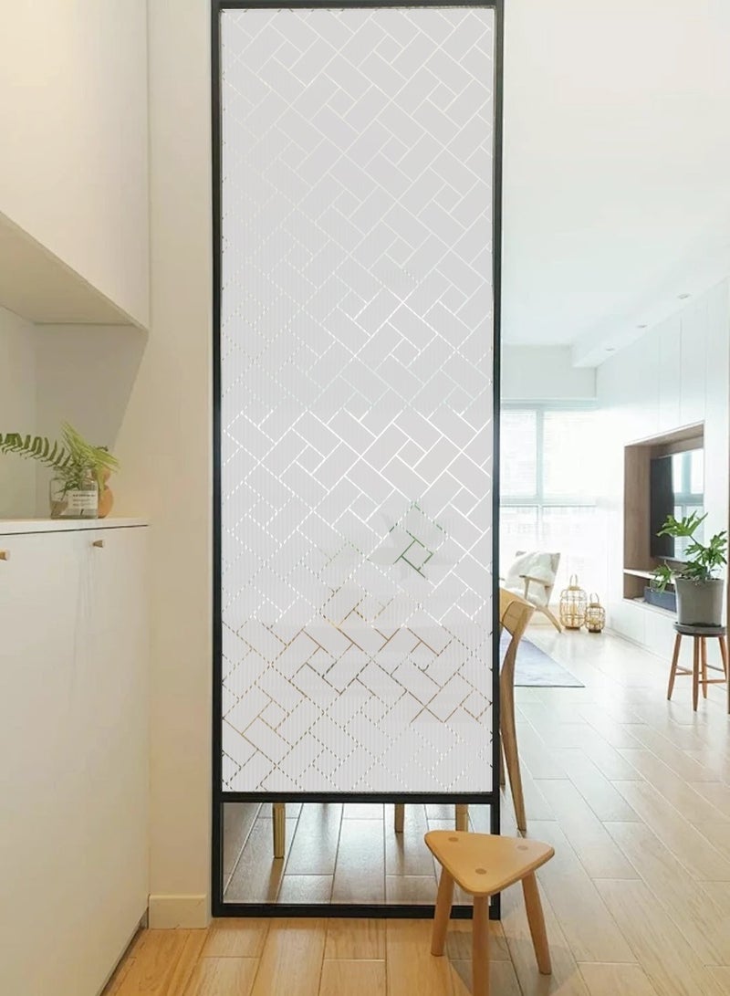 BEIRUI 3m*80cm  Waterproof PVC frosted glass window sticker, self-adhesive privacy glass window sticker, UV resistant, heat control, suitable for bathroom, living room, kitchen, glass windows - Image 2