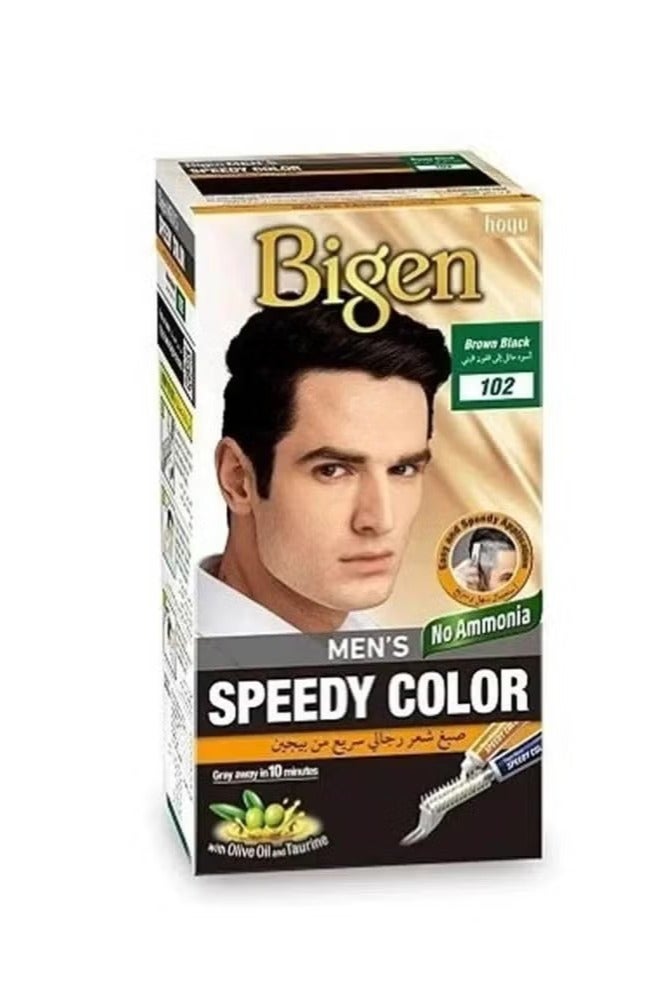 بايجن بيجن صبغة شعر سريعة بدون امونيا للرجال - اسود بني 102