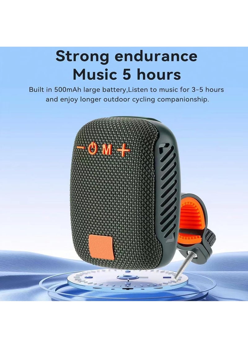 SYOSI - Compact Music Player, Bluetooth Speaker, Lightweight Portable Speaker, Bike-Mounted Music Device, Memory Card Music Player, Pocket Hiking Music Player, Outdoor Riding Fixed Stand Speaker - Image 1