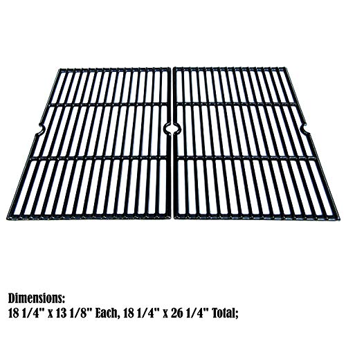 Direct store Parts DC116 Porcelain Cast Iron Cooking grid Replacement Charbroil, Coleman, Kenmore, Thermos, Master - Image 1