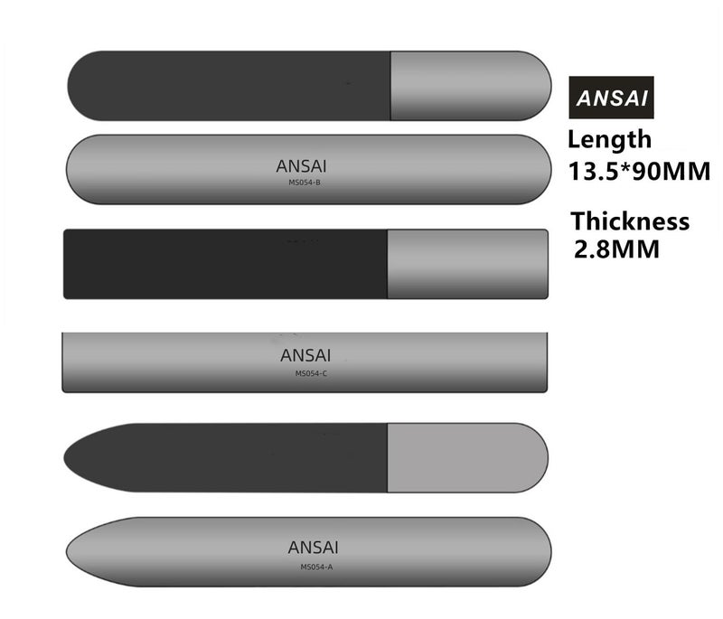 ANSAI Hobby Grinding Tools Glass Polishing Files For Scale Model #8000#10000 3 pcs - Image 5