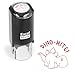 ExcelMark Round Teacher Stamp DinoMITE RED Ink - Image 3