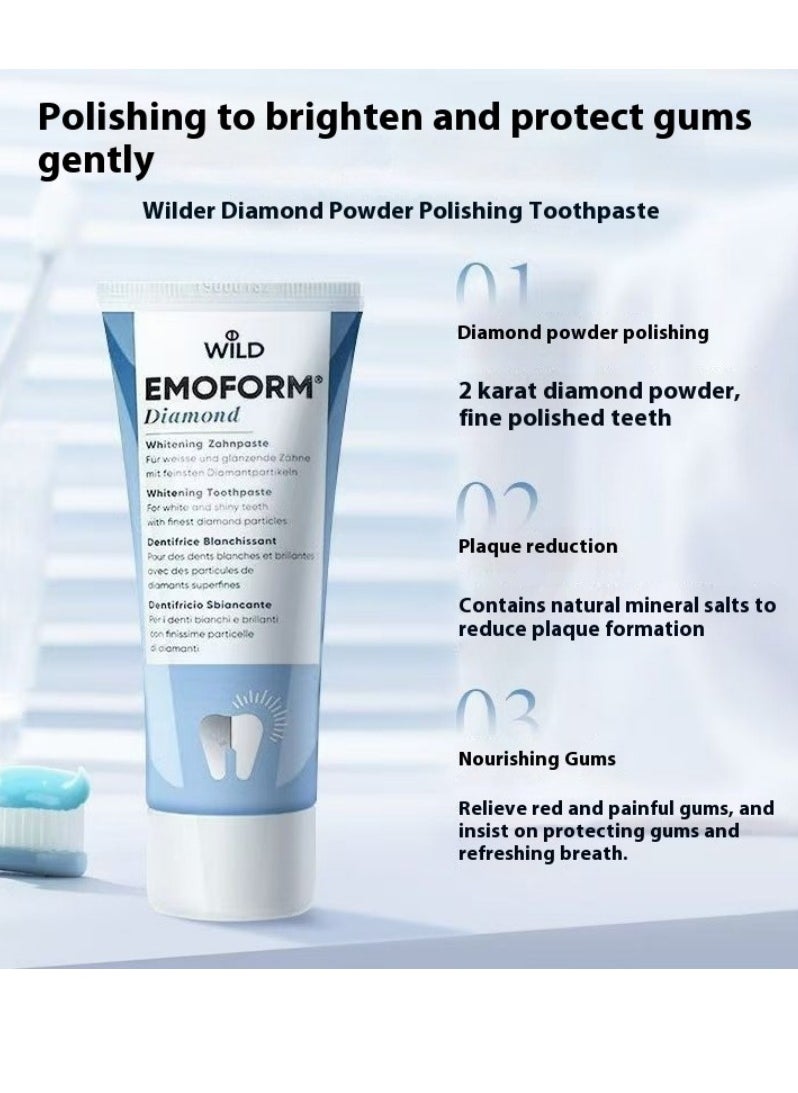 WILD Clean & Polish Paste for Teeth Cleaning, Removes Dental Plaque and Teeth Discoloration with Polishing Effect ，Depurdent New Teeth Whitening Toothpaste ，Deep Cleaning of the Oral Cavity ，Remove Tea Stains Dental Calculus 75ml ﻿  - Image 3