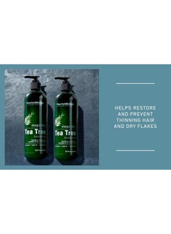 NEW YORK BIOLOGY THE ULTIMATE COSMECEUTICALS New York Biology Tea Tree Shampoo - Deep Cleanser - Relief for Dandruff and Dry Itchy Scalp - Therapeutic Grade - Helps Promote Hair Growth - 16.9 fl Oz  - Image 5