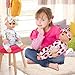 UPINS 5 Sets Baby Doll ClothesNew Born Baby Doll Accessorie and Headbands for 1618 Inch New Born Dolls 10 PCs Clothes Dresses Outfits Pjs Jumpsuits - Image 4