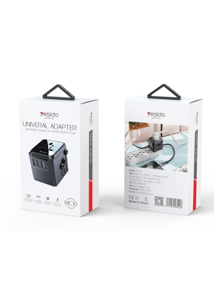 يسيدو محول السفر العالمي متعدد الاستخدامات ويدعم جميع المنافذ - Image 5