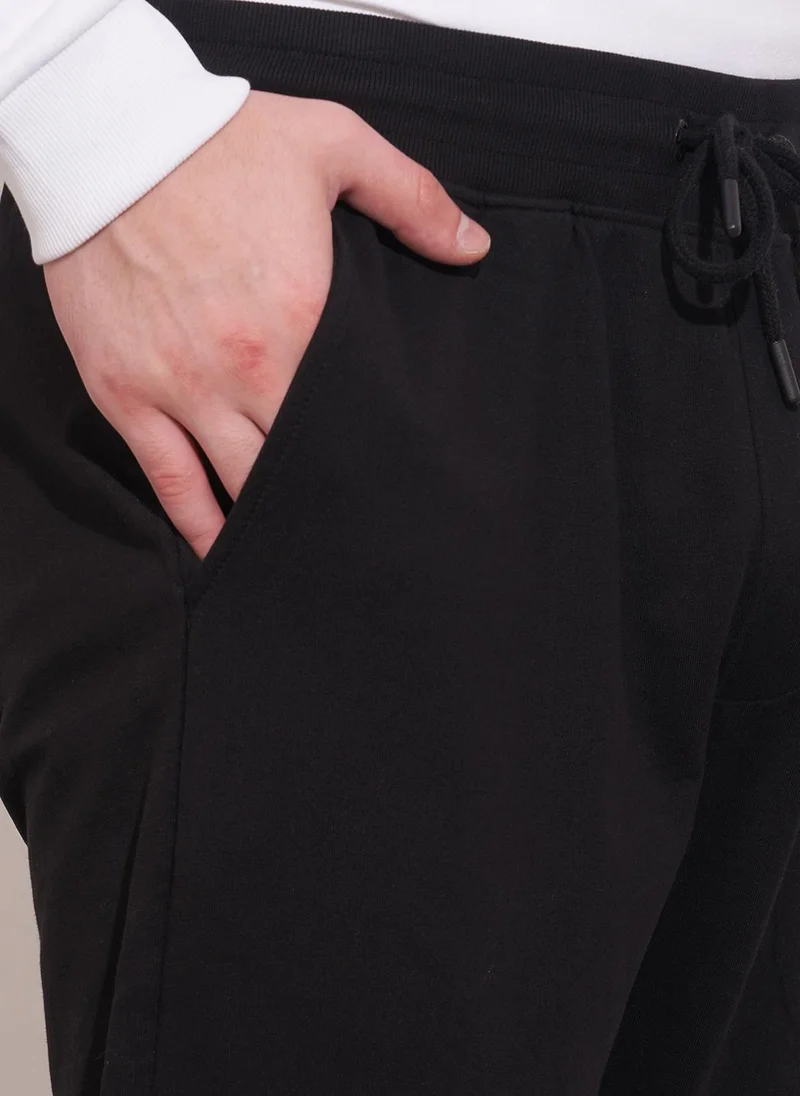 Being Human BLACK Men Regular Fit Pure Cotton Joggers for Men | Best Price UAE