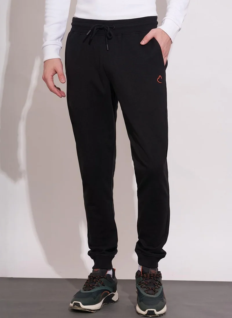 Men Regular Fit Pure Cotton Joggers