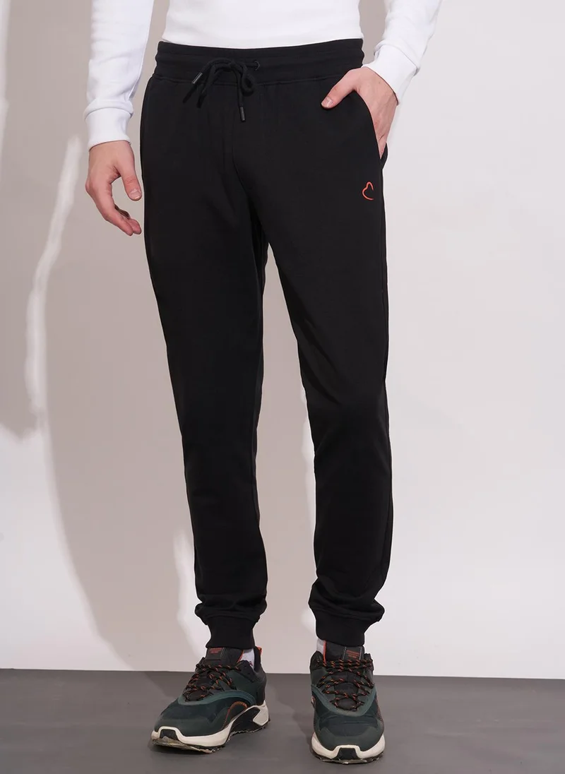 Being Human Men Regular Fit Pure Cotton Joggers