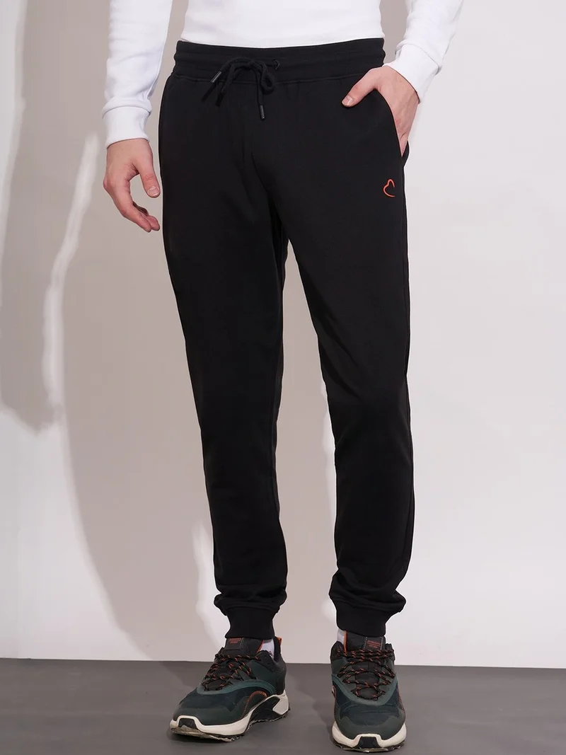 Being Human Men Regular Fit Pure Cotton Joggers