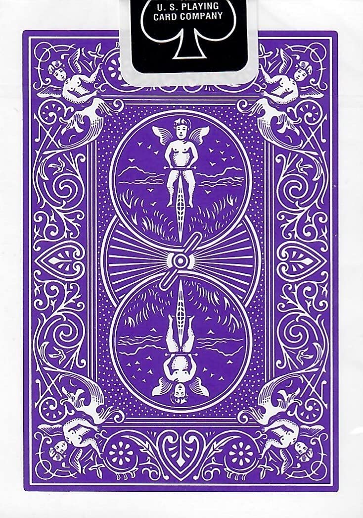 Bicycle Purple Rider Back Playing Card Deck Poker Size - Image 2