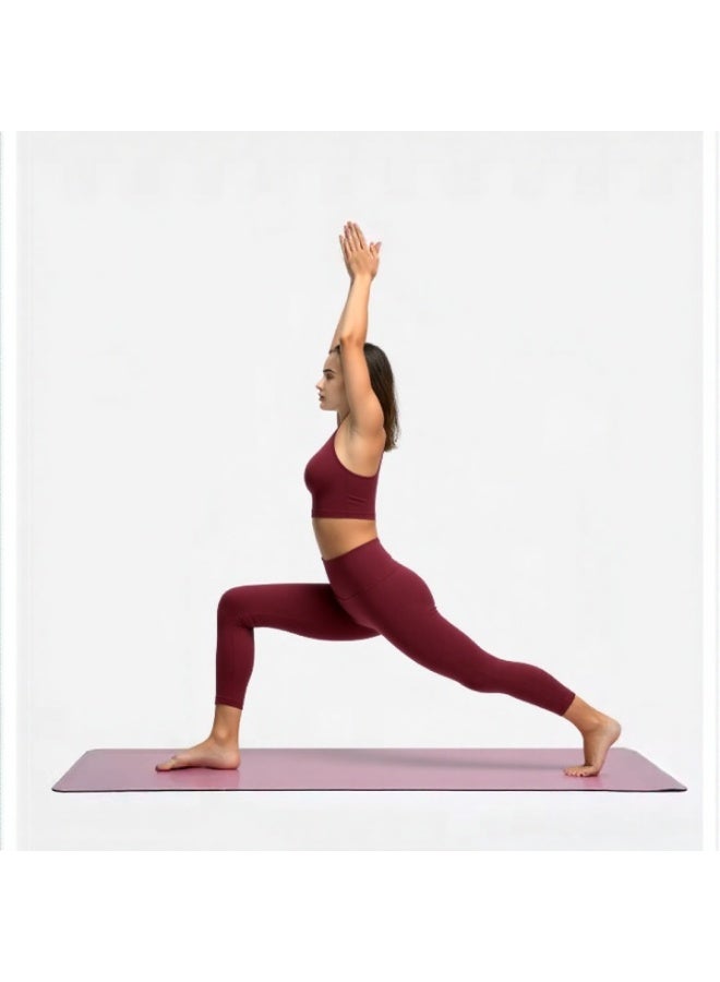 NIBEMINENT Essential/Pure&Plain 7/8 Leggings, High Waisted Compression Soft Pants Workout Athletic Yoga Pants 24" - Image 2