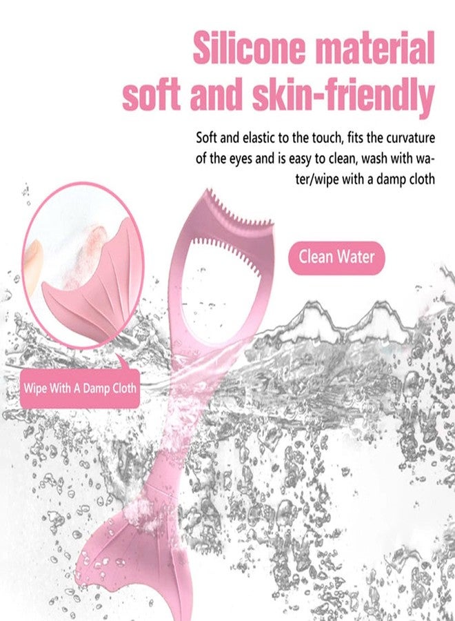 Wristi Multifunctional Easy to Clean Curved Silicone Eyeliner Stencils Wing Tips Quick Reusable for Makeup Tool for Beginners, Eyelashes Brush Curler Comb Eye Makeup Tool Female Supply (1 Pc) - Image 3