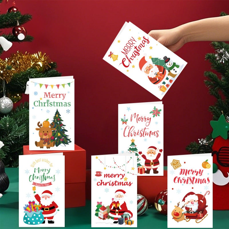 Christmas Card Simple And High-End Christmas Greeting Card Card Set Blessing Postcard Customization - Image 5