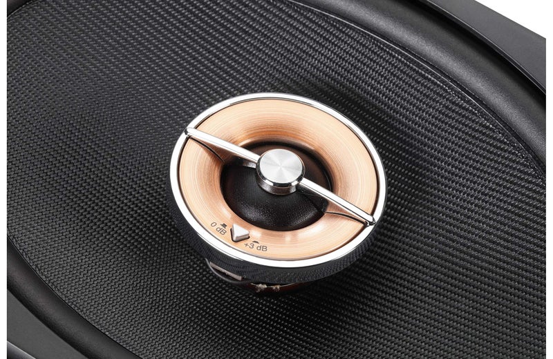 Infinity Kappa 6X8"/5X7" 300 Watts Max (100 Watts RMS) 2-Way Coaxial Car Audio Stereo Multi Element Speakers with UniPivot Tweeters with Oversized Voice Coils - Pair Bundled with Alphasonik Earbuds - Image 4