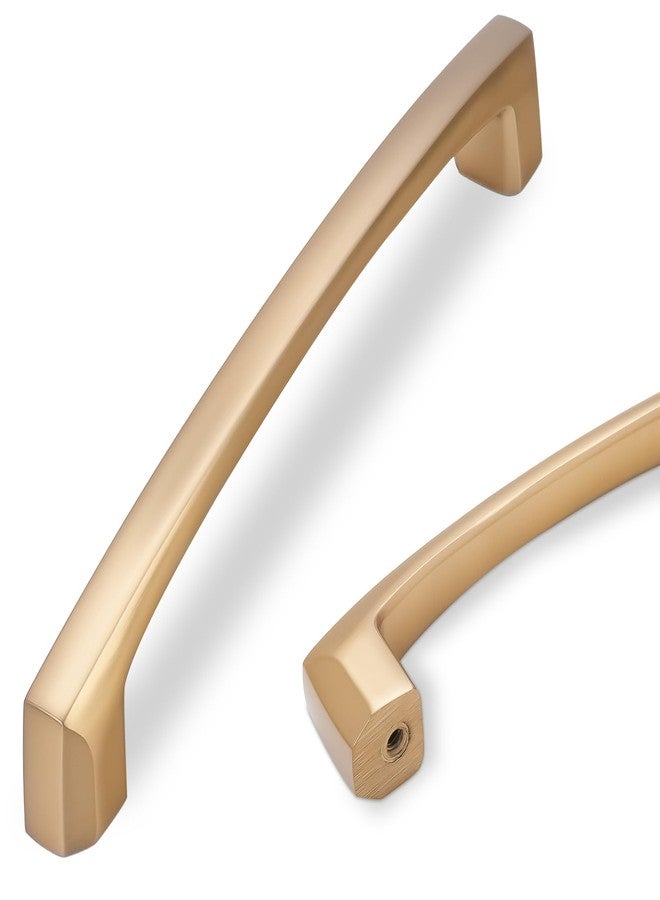 COTYKILEY 10 Pack 5 Inch(128mm) Champagne Bronze Cabinet Handles Champagne Kitchen Cabinet Pulls Cabinet Door Handles Kitchen Cabinet Hardware - Image 1