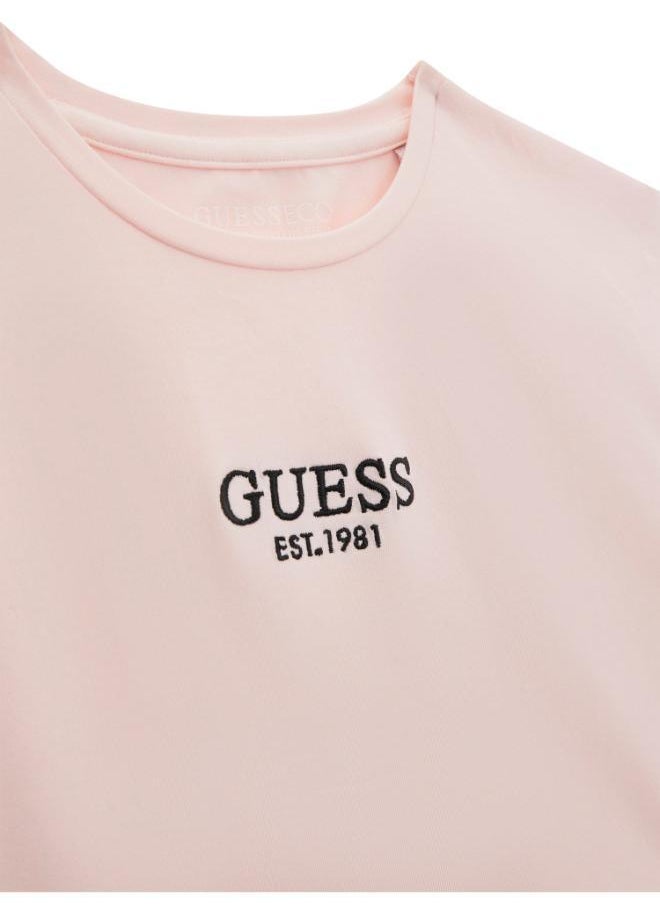 GUESS Kids Logo Short Sleev T-Shirt  - Image 3