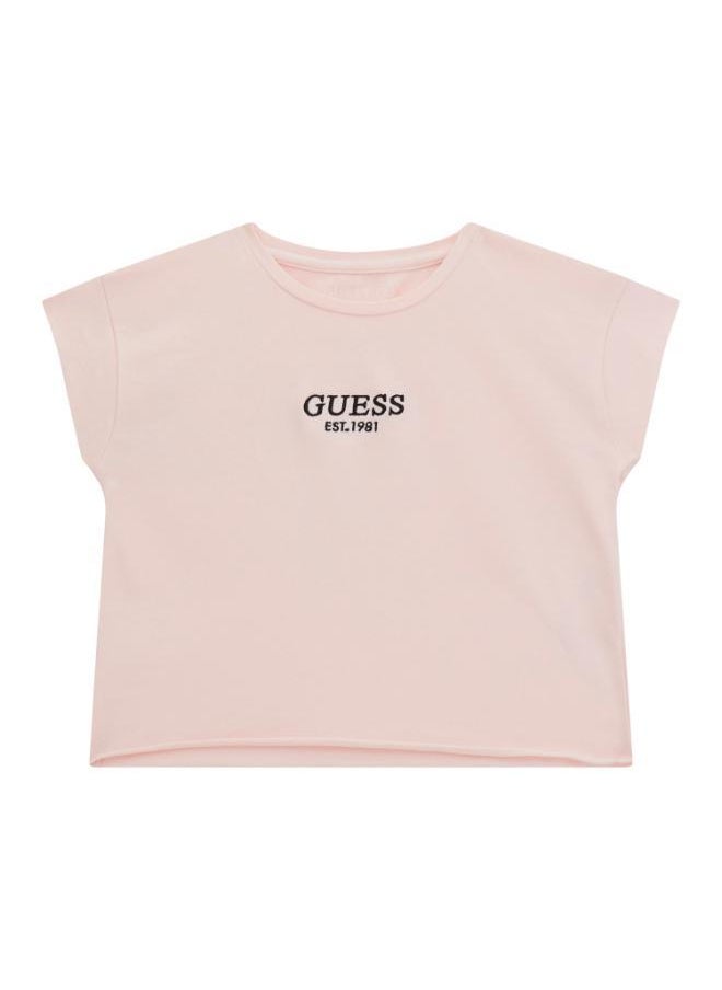 GUESS Kids Logo Short Sleev T-Shirt  - Image 1