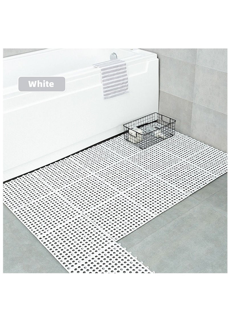 10 Piece Interlocking Rubber with Drain Holes DIY Size Bathroom Shower Toilet Non-Slip Floor Tiles Mat Massage Soft Cushion 30X30 cm - pzsku/Z217B3BE8739EB08EA2A5Z/45/_/1667725228/25f11992-e342-4134-9fa2-06e5552b1072