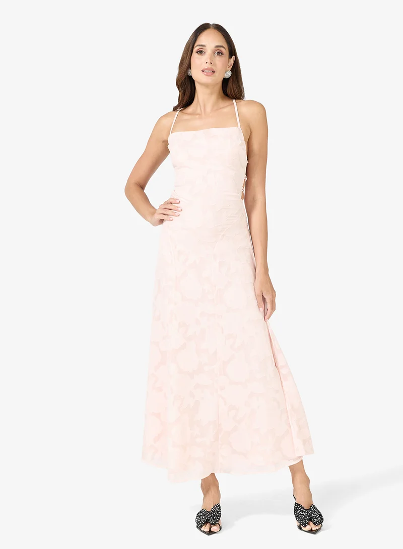 ELLA Strappy Dress With Back Tie Up