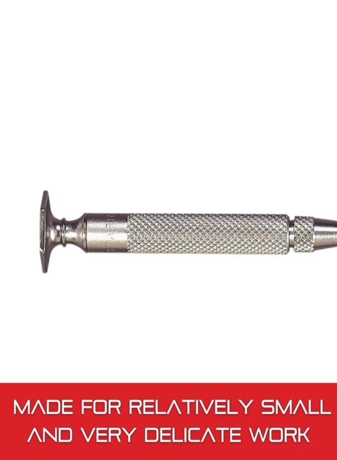 ستارريت مفك براغي Starrett Jewelers بمقبض مُسنن وجسم فولاذي مطلي بالنيكل - مثالي للأعمال الدقيقة والحساسة والأعمال الصغيرة نسبيًا - رقم شفرة فيليبس #0 - 555F - Image 4