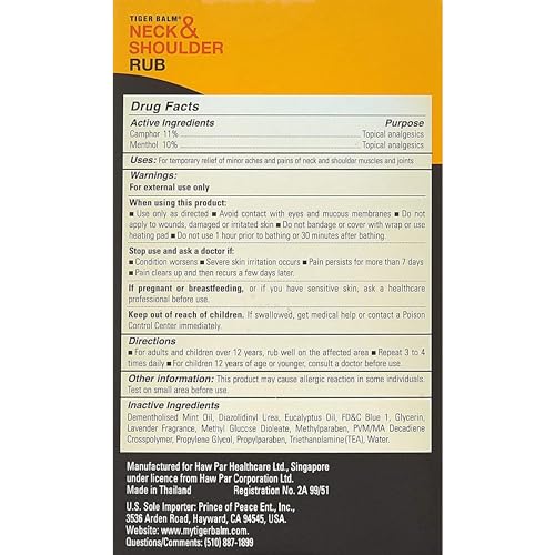 Tiger Balm Neck/Shoulder Rub,Tiger Balm 5 Pk - Image 5