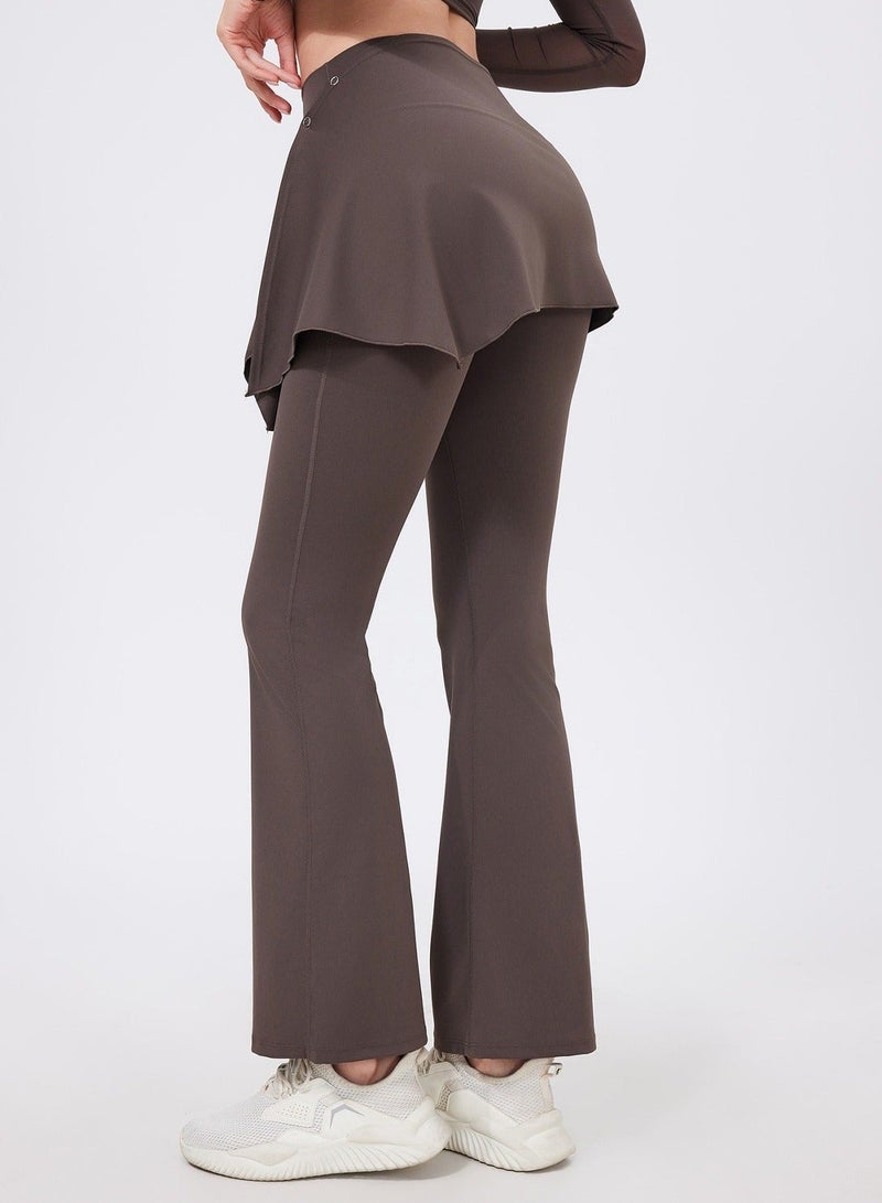 SVL Tala Modest Flared Leggings with Detachable Skirt - Image 3