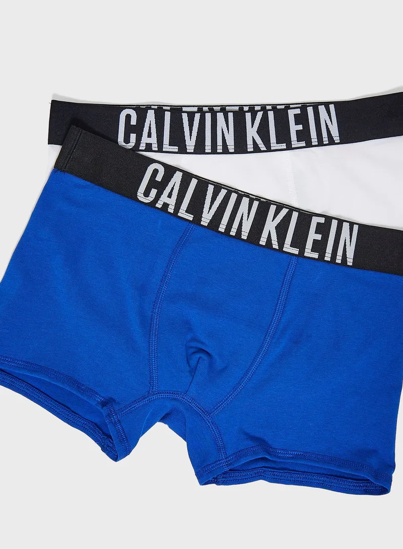 CALVIN KLEIN Youth 2 Pack Assorted Trunks