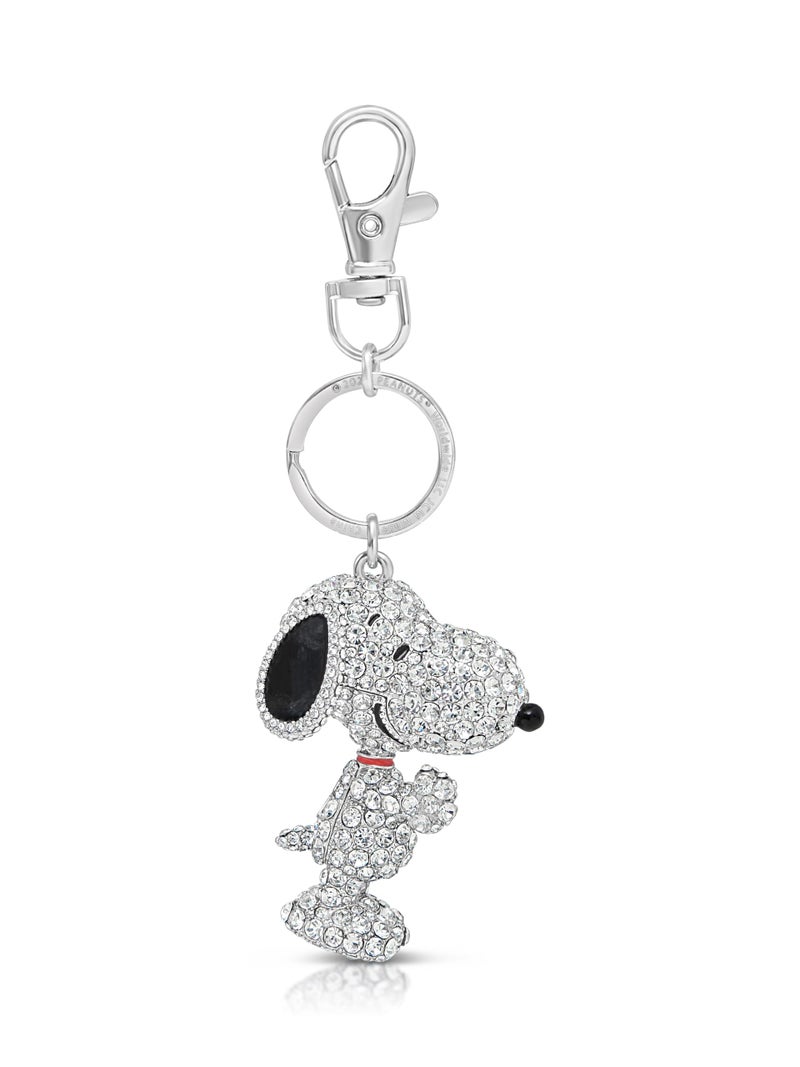 SALLY ROSE Crystal Snoopy Keychain Official License Bag Charm Purse Accessory Thoughtful Peanuts Gift for Her - Image 2