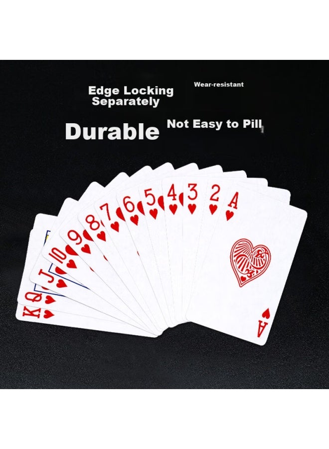 Wangjing Poker Wangjing Poker Guandan Specialized Playing Cards, Guandan Competition Dedicated Cards, Durable Double Decks Of Playing Cards, Red, 2 Decks  - Image 5
