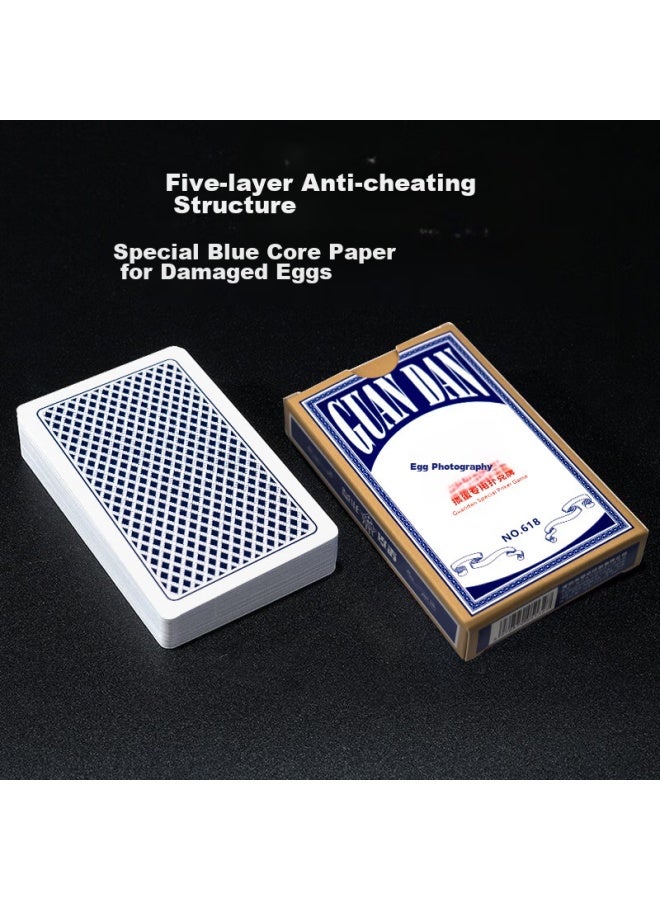 Wangjing Poker Wangjing Poker Guandan Specialized Playing Cards, Guandan Competition Dedicated Cards, Durable Double Decks Of Playing Cards, Red, 2 Decks  - Image 3