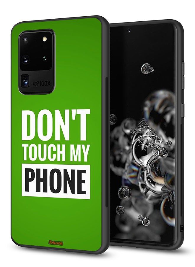 Tolwak Samsung Galaxy S20 Ultra Protective Case Cover Do Not Touch My Phone - Image 1