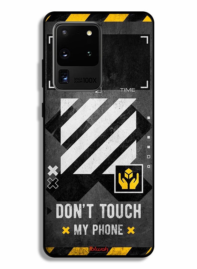 Tolwak Samsung Galaxy S20 Ultra Protective Case Cover Do Not Touch My Phone - Image 2