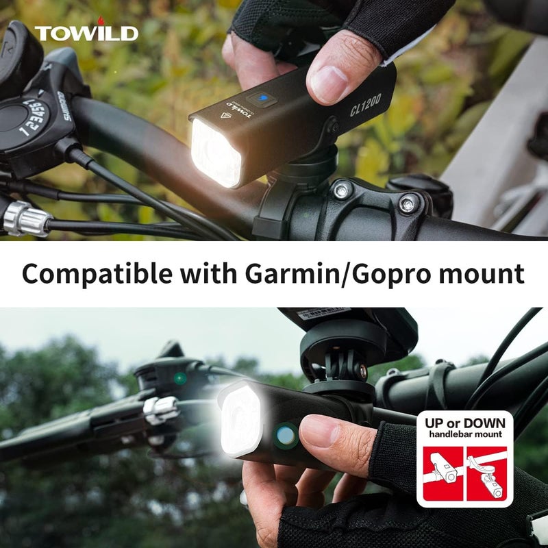 TOWILD CL1200 Bicycle Front Headlight - Image 3