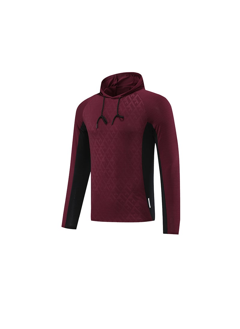 Autumn Mens Hooded Running Sweater Quick-Dry Purplish red - pzsku/Z217BC88B17154D0AF135Z/45/_/1720108402/4a6e7be1-b442-4003-86f4-f815382dd74d