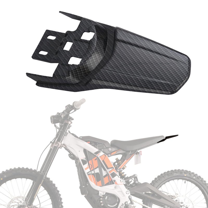 MIYAALLN Fender Imitation Carbon Fiber Sur Ron Rear Fender Dirt Bike Rear Mud Guard Back Mudguard Protector for Electric Bike Sur Ron XSSurronLight Bee X160 X260 - Image 3
