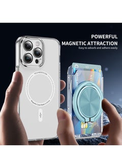 Generic Hot Sale Ace Bracket Transparent Card Bag For All Mobile Phone 360 Rotating Ring Bracket In Stock-Color:Red  - Image 3