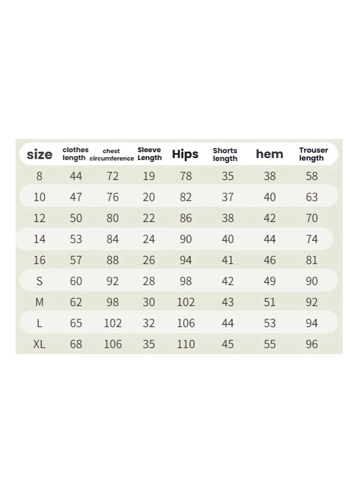 general Kuromi girls' pajamas, cloud cotton summer three-piece suit, children's short-sleeved trousers, thin section, girls' pajamas, big children's pajamas - Image 2