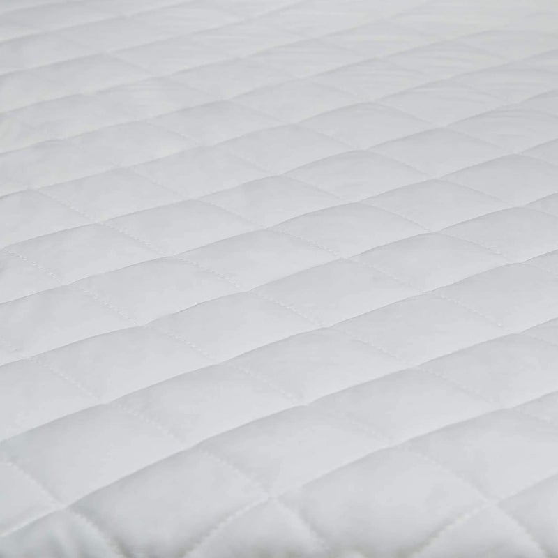 Delta CHILDREN Beautyrest Kids Fitted Crib Mattress Pad | Waterproof | 52” x 28” | Machine Washable, White - Image 2