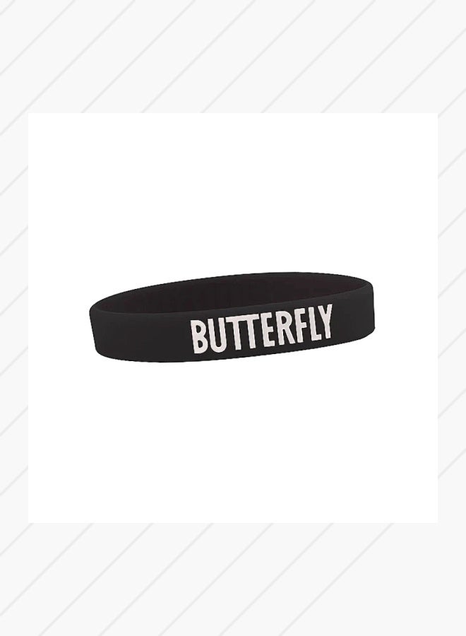 باترفلاي BUTTERFLY رباط معصم Wristband Silicone Black - أسود - Image 4