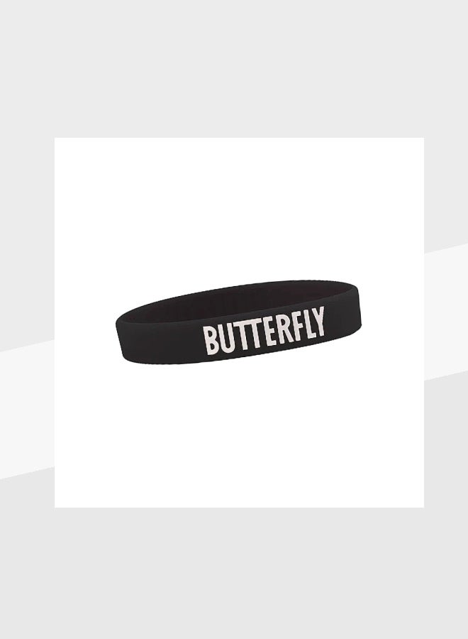 باترفلاي BUTTERFLY رباط معصم Wristband Silicone Black - أسود - Image 3