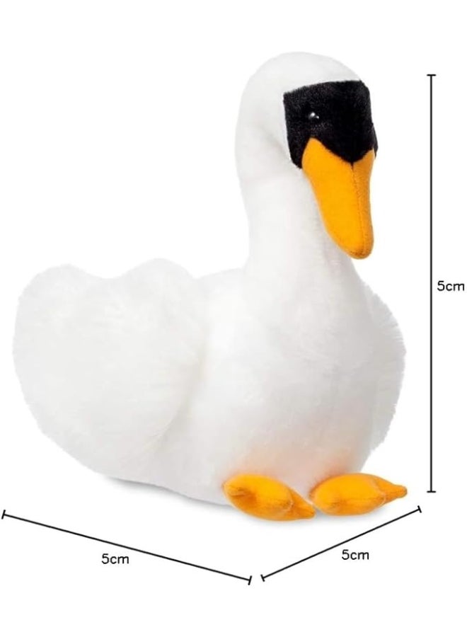 Aurora Flopsie Grace Swan 12 Inch Plush Toy, Soft White Swan Stuffed Animal for Kids, Toddlers and Collectors - Image 4