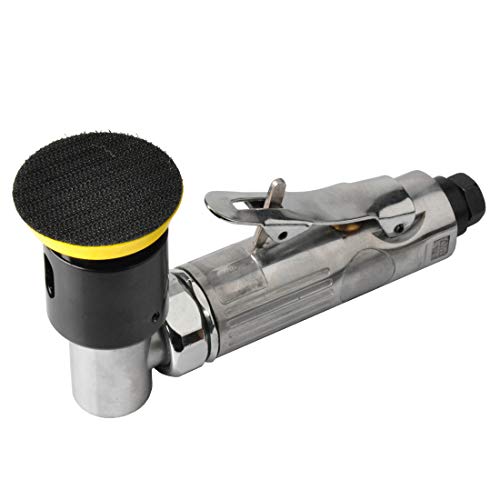 PROSHI 2" and 3" angle orbital sander, 3-inches random orbital air sander, pneumatic sander for auto sanding tools, dual-action polisher, angle head for tight work areas - Image 3
