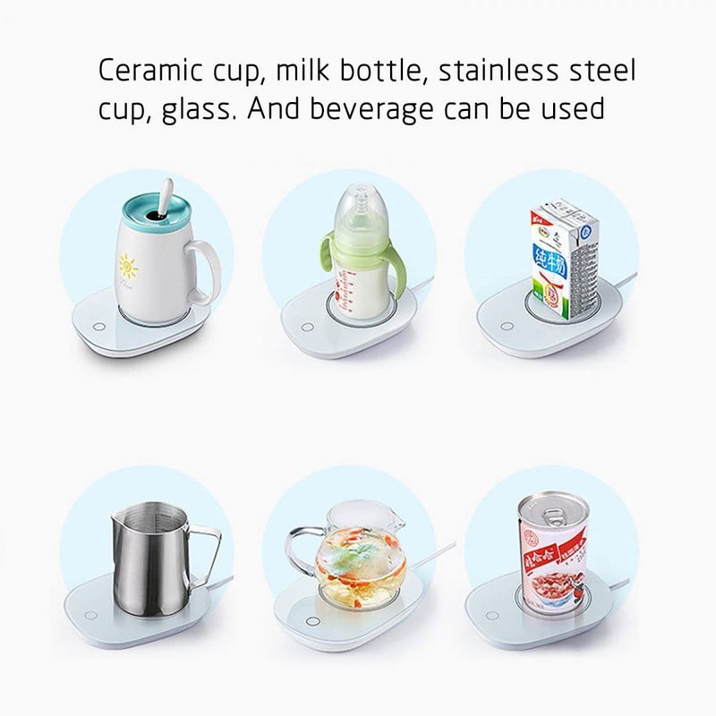 Kesig Smart Coffee Mug Warmer with Automatic Shut Off for Home and Office 16 Watt Beverage Warmer Coffee Milk Tea Water Cocoa Warmer Temperature Up to 131 55 - Image 5